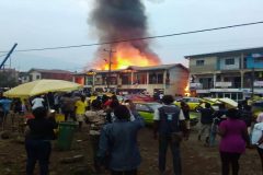 Buea Molyko Fire: Mayor Ekema Patrick pledges support to victims, moves those rendered homeless to a Bomaka Hotel