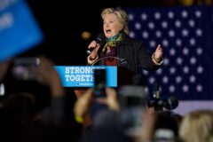 Hillary Clinton says Trump is threatening US democracy