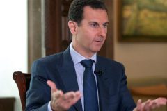 Syria’s President Bashar al-Assad has dismissed as untrue accusations that government forces target hospitals and civilian infrastructure