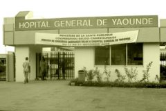 Patients strike at the Yaounde General Hospital as the priviledged are evacuated to France