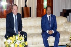 Biya meets with the CEO of Webb Fontaine Group