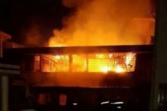 Fire destroys large parts of a French primary school in Douala