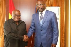 Footballer turned politician meets President Nana Akufo-Addo of Ghana