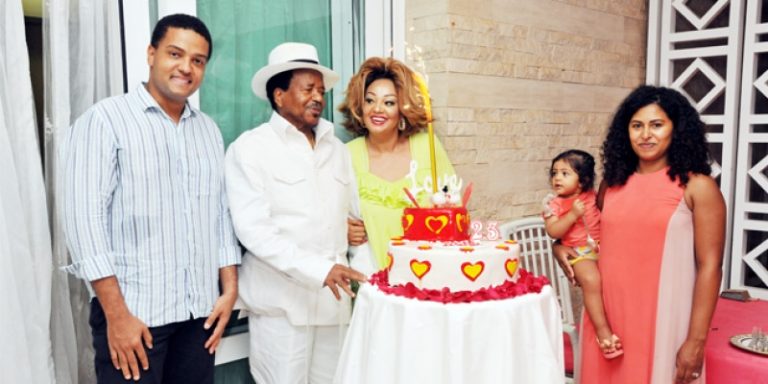 Yaounde: Biya and Chantal celebrates 23rd wedding anniversary ...