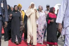 Nigeria’s First Lady travels to the UK to visit ailing Buhari