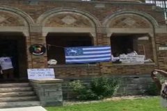 Biya regime falling apart as Ambazonia flag flown above embassy building in Canada