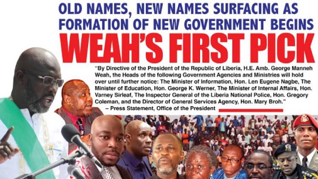 Liberia: Old Names, New Names Surfacing in George Weah’s First Cabinet Appointments