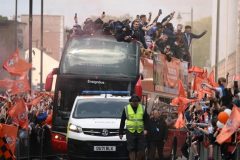 Football: Luton celebrate Premier League promotion with victory parade