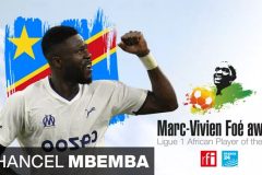 Football: Chancel Mbemba wins Marc Vivien-Foé Prize for the best African Ligue 1 player