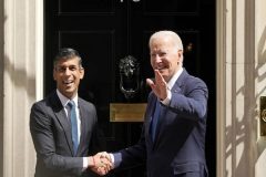 Biden meets British PM Rishi Sunak, King Charles ahead of NATO summit