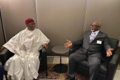 New York: Minister Mbella Mbella meets OIC Secretary-General