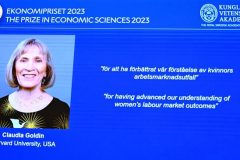 Claudia Goldin of the US wins Nobel economics prize