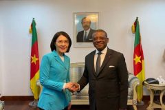 Yaounde: Dion Ngute discusses upcoming S.Korea-Africa summit with visiting Minister Kang