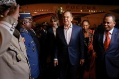 Russian Foreign Minister Lavrov in Congo Brazzaville on Africa tour