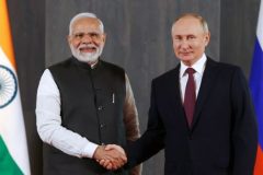 India’s Modi meets Putin on first Russia visit since Ukraine offensive