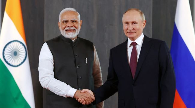 India’s Modi meets Putin on first Russia visit since Ukraine offensive