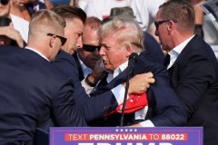 US: Trump rushed off stage at Pennsylvania rally as loud noises heard