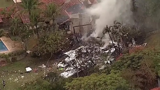 No survivors after plane with 61 on board crashes in Brazil