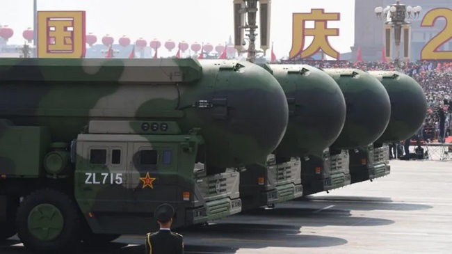 China test-fires intercontinental ballistic missile for first time in decades