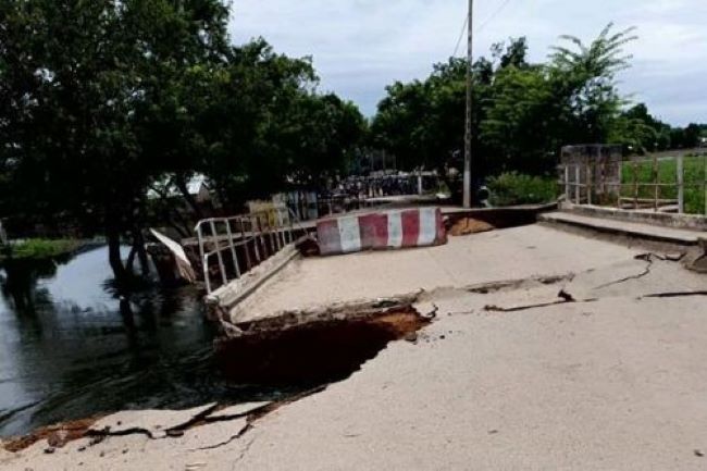 French Cameroun: Yagoua city splits in two after bridge collapse