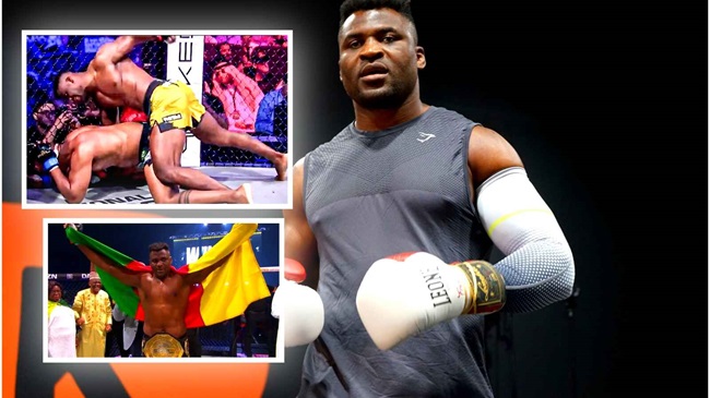 Francis Ngannou delivers emphatic first-round knockout of Renan Ferreira on debut