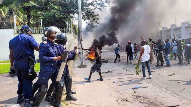 Congo Crisis: Protesters attack US, French embassies in Kinshasa