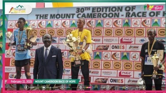 Buea: Usheni Hassan wins 30th Mount Cameroon Race of Hope